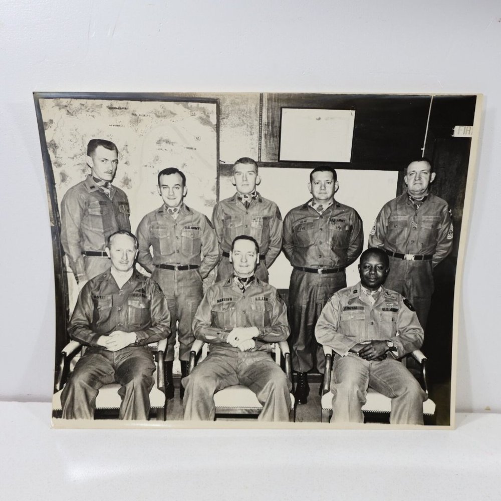 1969 Army 2nd Infantry Division Group Photo at Camp Humphreys South Korea